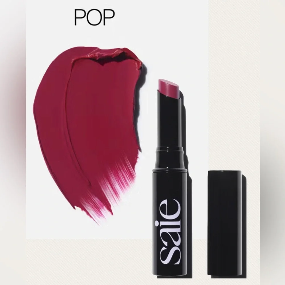 SAIE Lip Blur Matte Blurring Lipstick - POP